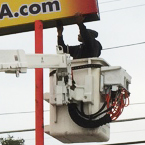 Austin Lit Signs Installation